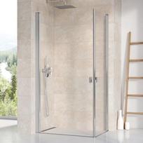 Prekė su pažeista pakuote. Dušo kabina Ravak Chrome CRV1-90 1QV70C01Z1 1QV70C01Z1, kvadratinė, be padėklo, 90 cm, aliuminio sp./grūdintas