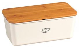 Prekė su pažeista pakuote. Metalinė duoninė Kesper Bread Box, balta sp.