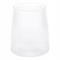 Dekoratyvinė stiklinė vaza 18 cm