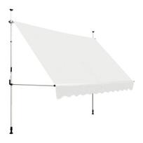 Costway Saulės markizė 350 cm, smėlio spalvos