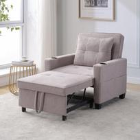 Ištraukiamas sofa-lovas, su USB ir laikikliais, 1 vnt
