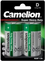Elementai, anglies cinko, D, R20, B2, CAMELION, 2 vnt.