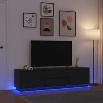 vidaXL Televizoriaus spintelė su LED apšvietimu, 193,5x41x50 cm