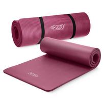 Gimnastikos, jogos, treniruočių kilimėlis 4FIZJO, 180 x 60 cm, 1,5 cm, bordo, neslystantis, fitness kilimėlis, yoga mat, treniruotėms, pratimams