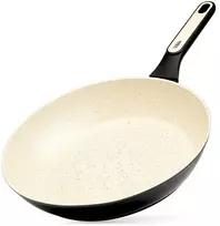 Keptuvė su nepridegančia granito danga, smėlio spalvos, 32 cm
