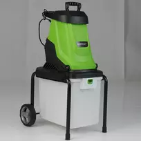 Elektrinis medienos smulkintuvas 2800 W, žalias, 56 × 44 × 94 cm