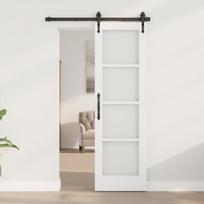 us Durys su Stiklu "ORKDAL" Balta 61x198,5x4 cm
