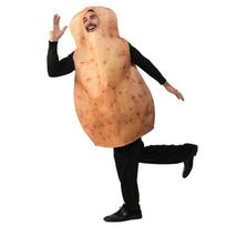 Bulvių/Kopūstų/Pomidorų Kostiumas Daržovių Kostiumas Juokingas Maisto Kostiumas Apranga Helovino Persirengimo Šventei Vaidmenų Žaidimui Cosplay brown