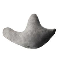 Ergonomic Shoulder Support Pillow For Side Sleepers Rotator Cuff Pillow Arm Support Cushion with Washable Zippered Cover 1 gray