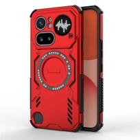 Heat Dissipation For Nothing Phone 4a Pro Case Nothing Phone 4a Pro Cover Shockproof Magnetic Charge Cover Nothing Phone 4a Pro Nothing Phone (4a) Pro raudona