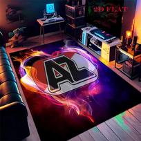 AZ Alkmaar club Carpet Rug for Living Room Bedroom Home Sofa Decoration,Kids play Nonslip Floor Mat 40x60cm( 15x23in ) red