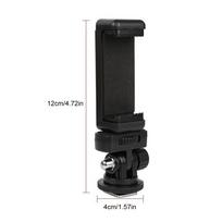 Phone Mount for Camera Hot Shoe Mobile Phone Clip Holder Monitor Flexible Tripod Adapter for Canon Nikon Sony DSLR Camera juoda