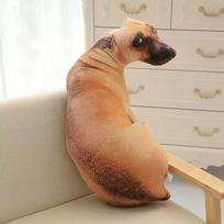 50cm Mielas Imitacinis Šuo Pliušinis Žaislas 3D Spausdinimas Iškamša Gyvūnas Šuo Pliušinė Pagalvė Iškamša Animacinis Pagalvėlė Vaikų Lėlė Namų Dekoras Dovana