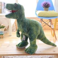 50 cm–80 cm Mieli imitaciniai dinozaurai pliušiniai žaislai, įdaryti gyvūnai, pliušiniai dinozaurai, pagalvė Tiranozauras reksas, lėlės, berniukai, mergaitės, dovanos 60cm white