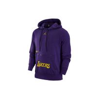 Jordan Lakers NBA Sweatshirts Men's Purple Hooded Moderate Regular DR2422-504 S blue