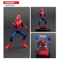 Marvel Spider-Man 4-Inch Classic Action Figure, Comic Style Toy Collectible Model, Kids Gift Decor 1936-01 classic spider-man