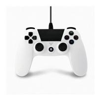 Žaidimų valdiklis - PS4 - Laidinis PS4 valdiklis - Baltas - 3m laidas - Dvigubas variklio vibracijos balta