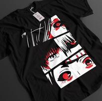 Tokyo Ghoul Shirt Kaneki Ken Tshirt Touka T-Shirt Juuzou Top Horror Anime Tee M black