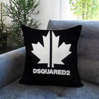 POPULAR DDD-DSQUARED2S Cushion Cover Comfortable Reversible Pillow Cover Ideal for Car Sofa Bedroom & Beyond 30cmx30cm black