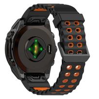 QuickFit Silicone Watch Band For Garmin Fenix 8 PRO 8x 8 E 7 7X/Forerunner 970/Epix Pro/Enduro 3 Tactix 8 26mm 22mm Sports Strap QuickFit 22mm black