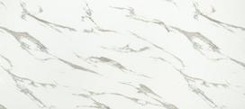 Lipni PVC dekoratyvinė plokštė, lygi, baltai-pilko marmuro rašto, 280x60 cm