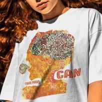 Can Tago Mago Shirt - Vintage Rock Band Tees XL brown
