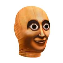 3D Spausdinta Pilno Veido Vizualinė Kaukė - Elastingas Tinklelio Balaklava Linksmi Vaidmenų Žaidimo Rekvizitai Unisex Cosplay Kostiumo Galvos Apdangalas orange