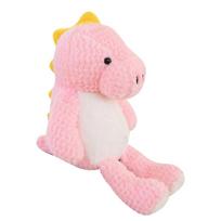 Žalias mažakojis dinozauras lėlė miego pagalvė pliušinė lėlė vyrams ir moterims vaikams gimtadienio dovana super minkšta apkabinama miego lėlė 35cm0.15kg rožinė