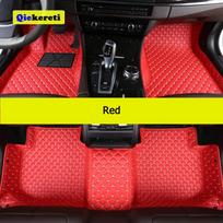 Automobilio grindų kilimėliai VW Passat Sedanas B5 B5.5 B6 B7 B8 B9 Automobiliniai kilimėliai Pėdos Coche Aksesuaras 1996-2006 B5-B5.5 raudona