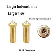 CHT Volcano Nozzle: High-Flow Three-Hole for Vyper/Kobra Max 0.4 mm
