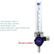 CO2 Argon Regulator Flow Meter Argon CO2 Flowmeter MIG Welding Mig Tig 1-25L/min,M14*1.5 Inlet Connection Welding Regulator