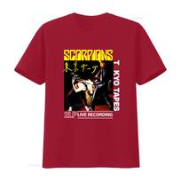 Scorpions Tokyo Tapes Album T Shirt Retro Vintage Tour Rock Band Live Recording 2LP Design vintage homme streetwear S black