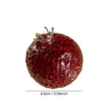 Squishy Pomegranate Stress Relief Squeeze Ball Funny Fidget Toy Anti-Anxiety Gift Kids Adults Holiday Party brown