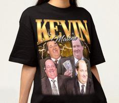 Unisex Kevin Malone Shirt - The Office Shirt,Brian Baumgartner Tshirt,Sitcom Merch,Famous Chili 120 beige