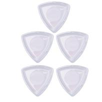5 vnt. LED gitaros mediatorius Baltas Žalias Violetinis Raudonas Mėlynas Šviesos Automatiškai Šviečiantis Gitaros Mediatorius Pasirodymui white