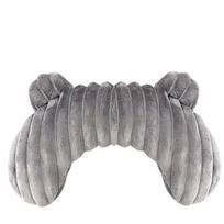 Deep Sleep U-Shaped Dog Calming Pillow Breathable Washable Pet Neck Cushion Comfortable Soft Puppy Headrest All-season gray