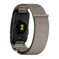Nylon Woven Strap for Garmin CIRQA Smart Band Sports Fitness Tracker Adjustable Loop Straps Wristband  Garmin CIRQA Accessories For Garmin CIRQA black