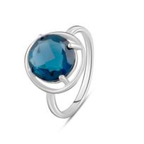 Sidabrinis žiedas su London Blue topazu 2,968 ct (2091776) 18.5 mėlyna