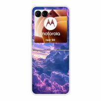 Phone Case For Motorola Razr 50 60 Ultra Razr+ Luxury TPU Transparent Hard Clear Shell for Razr60 Razr50 Ultra Back Coque Cover -Moto Razr 50 Ultra brown