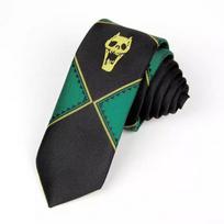 Anime Jojo Bizarre Adventure Kira Yoshikage Cosplay Tie Necktie Unisex Skull Neck Heavens Door Cosplay Costume Prop black