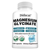 Magnesium glycine 400 mg, high absorption rate, 120 capsules 120 Capsules