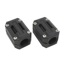 Honda NC750X/S, XADV750, CB500X Motorcycle Bumper Anti-Fall Rubber Block black