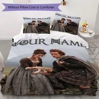 Custom Name Vibrant Outlander Bedding,Quilt Set Quilt Cover Pillowcase Home Birthday Gift(1 * duvet cover + 2 * pillowcase, without core)_xia 135x200cm