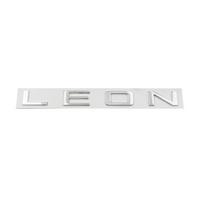 Automobilio 3D Metalinės Bagažinės Žodžiai Raidės Logotipo Lipdukai Emblema Ženklelis Lipdukas Seat Leon MK1 MK2 MK3 MK4 MK5 MK6 FR Stiliaus Aksesuarams white