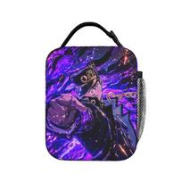 Hot J-JoJos Bizarre Adventure Insulated Lunch Bag Thermal Bag Reusable,Lunch Container High Capacity Tote Lunch Box Bento Pouch One Size black