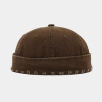 Spring And Summer Cotton Solid Docker Cap Brimless Hat Beanie Hats Landlord Sailor Cap Men And Women 213 56-60cm Wear ruda