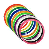3D pieštuko plastikas PLA papildymai 10m - Rožinė - Žalia