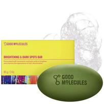 Good Molecules Skaistinanti ir dėmių šalinimo muilo plytelė su Kojinės rūgštimi 85g, 1 vnt. yellow
