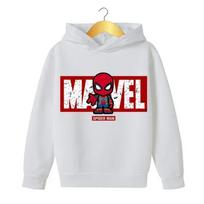 Marvel Children's Clothing, Spider-Man Print Hoodie, Children's Clothing, Autumn Superhero Casual Sweatshirt, Pullover 110 red