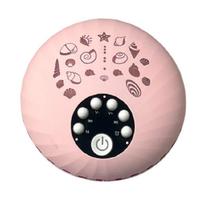 Infant White Noise Sleep Aid Features Relaxing Nature Sounds and Soft Night Light ABS Texture for Peaceful Sleeping rožinė